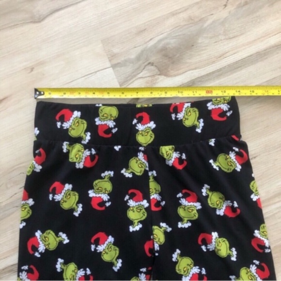 Dr Seuss High Waist How the Grinch Stole Christmas Pyjama Bottoms - Picture 5 of 5